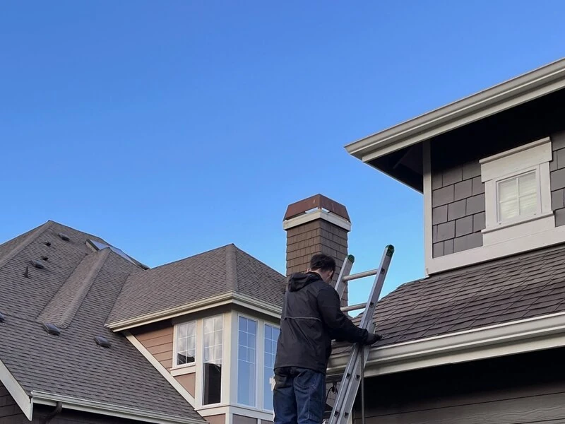 Gutter cleaning service